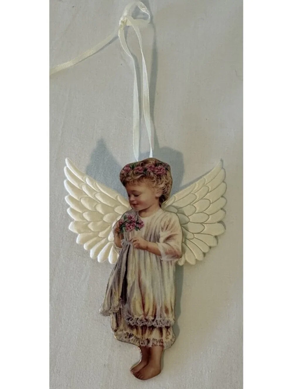 The Bradford Exchange “Garden Miracle” 3D Angel LL 5743 Heaven’s Little Angels